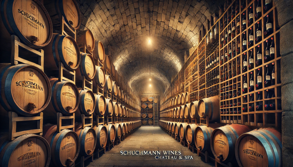 The image of the wine cellar at Schuchmann Wines Chateau & Spa