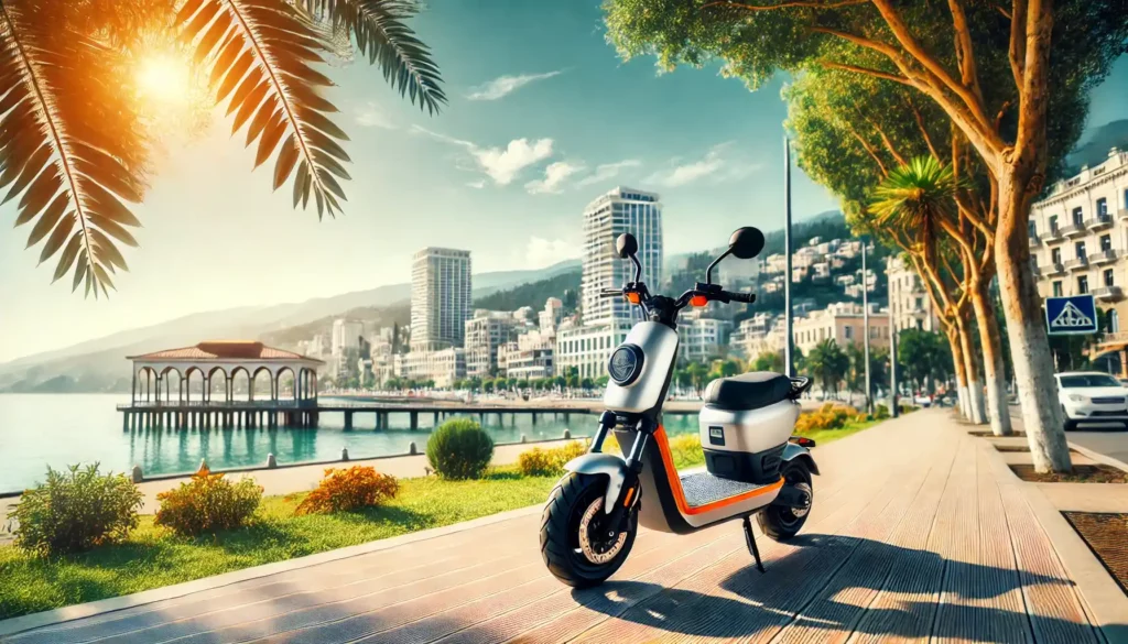 electric scooter in Batumi