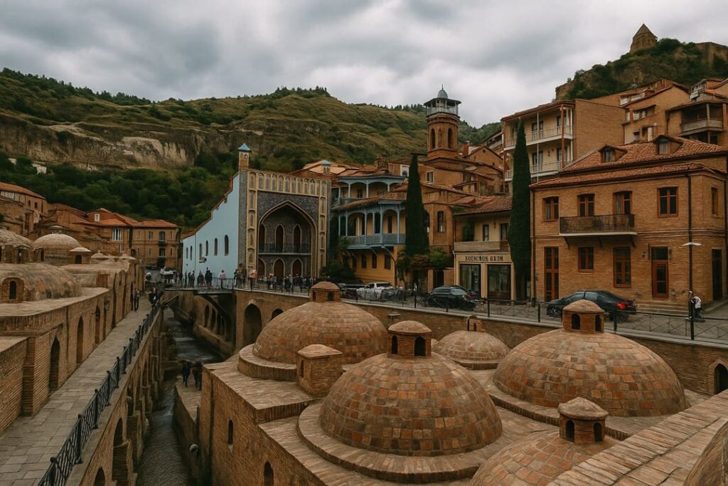 Abanotubani baths Tbilisi